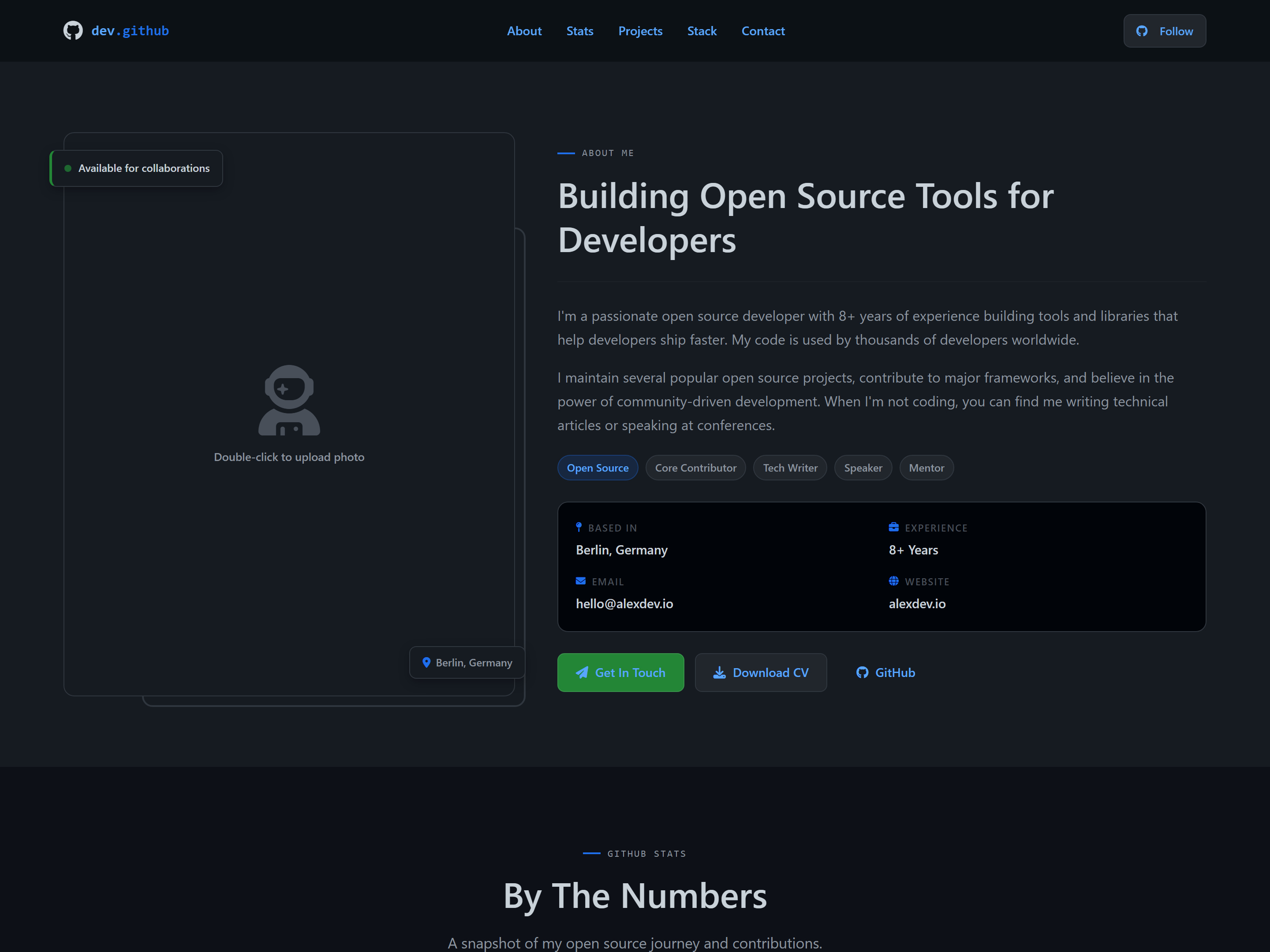 Open Source разработчик