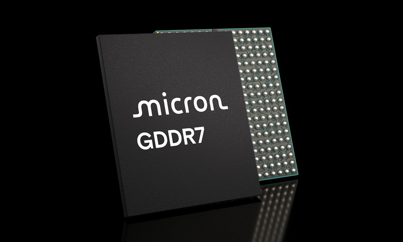 Micron представила чипы памяти GDDR7 объёмом 3 ГБ со скоростью до 36 Gbps
