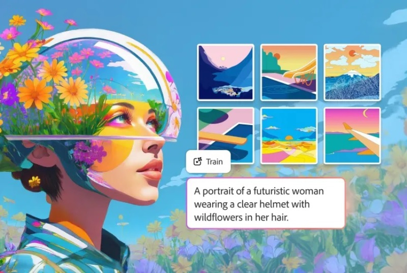 Adobe Firefly теперь позволяет обучать ИИ‑генератор изображений собственными работами