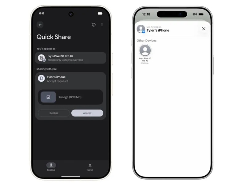 Oppo‑телефоны вскоре смогут передавать фотографии и файлы iPhone с помощью AirDrop