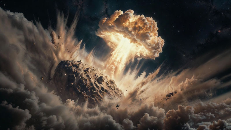 Возможно, ядерная бомба защитит планету от астероида безопаснее, чем предполагали — исследователи провели эксперемент