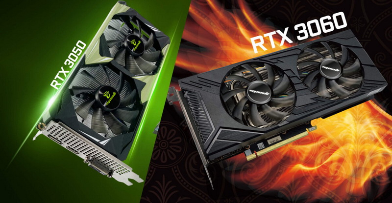 Manli представила обновленные видеокарты GeForce RTX 3060 и RTX 3050