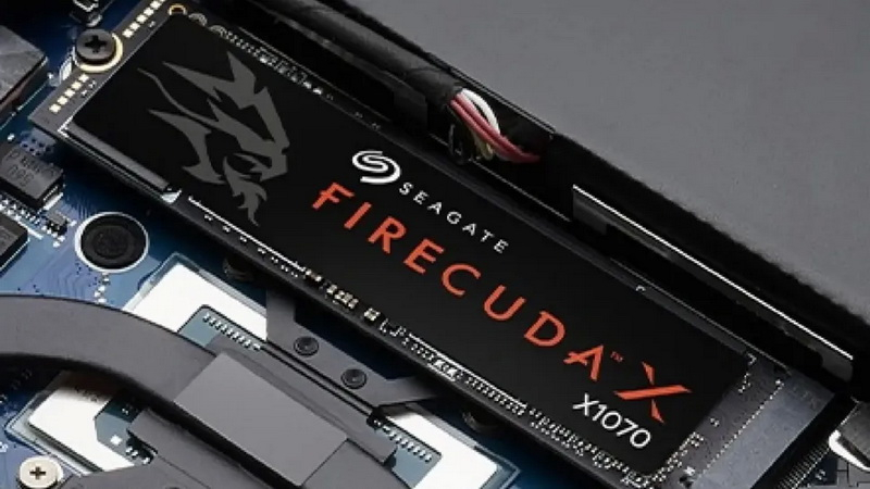 Seagate выпускает новую линейку SSD FireCuda X1070 PCIe 4.0 со скоростью чтения свыше 7 ГБ/с