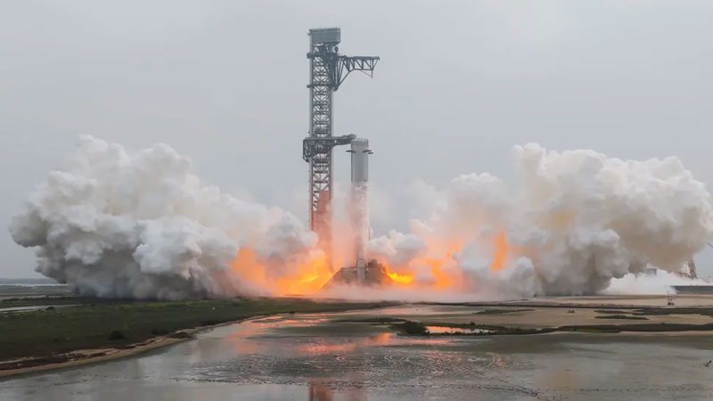 SpaceX завершила начальные огневые испытания нового Super Heavy, теперь готова к старту Starship V3