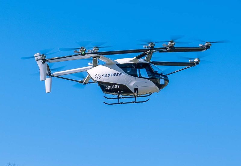 Видео: летающее такси SkyDrive взлетело над Токио, а коммерческие полёты стартуют в 2028 году