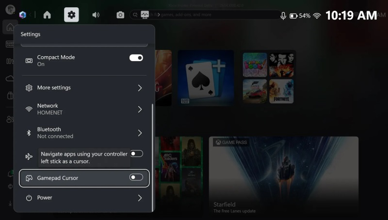 Microsoft представила Gamepad Cursor – виртуальную мышь для портативных консолей под Windows