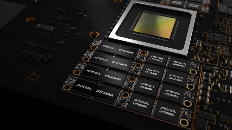 Micron представила первую в мире память LPDDR‑SOCAMM2 объёмом 256 ГБ, идеальную для ИИ.