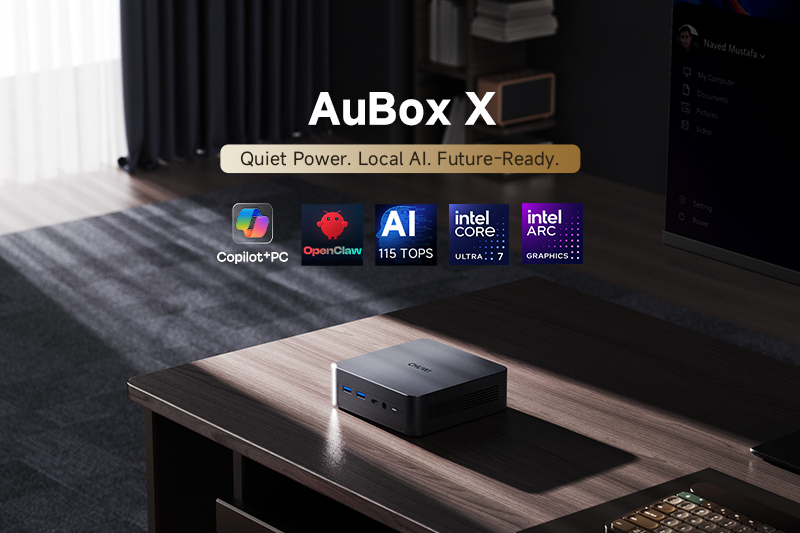 Chuwi выпустила новый компактный ПК AuBox X с процессором Intel Core Ultra.