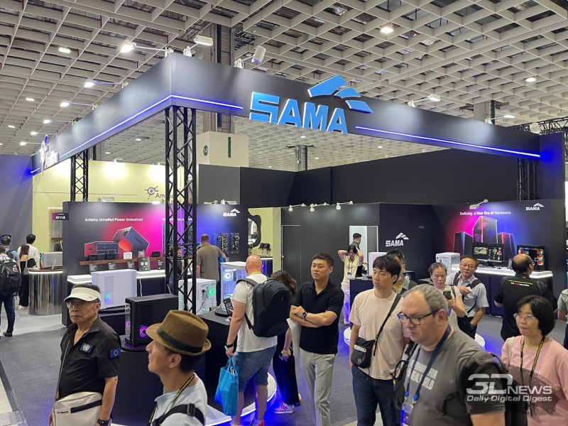 SAMA в Computex 2026: нестандартные корпуса, системы охлаждения с двойным экраном и новинки блока питания