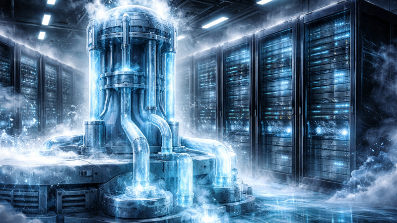 Китайские ученые создали «шоковую заморозку» – способ охладить ИИ‑серверы за 20 секунд без фреона