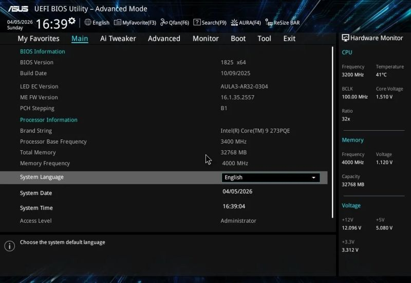ИИ позволил запустить Windows на несовместной комбинации процессора Intel Bartlett Lake и материнской платы Z790