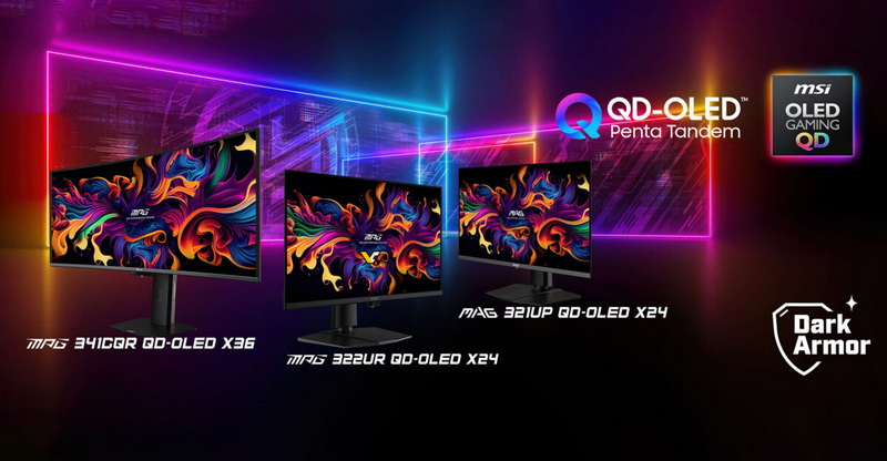 MSI внедряет панели Samsung QD‑OLED Penta Tandem в игровые мониторы