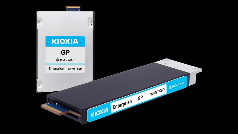Kioxia выпустила серверный SSD Super High IOPS, который значительно повысит скорость работы ИИ‑чипов Nvidia
