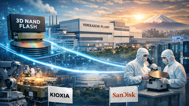 Kioxia и SanDisk удлинили совместное производство NAND до 2034 года, устранив ограничения по срокам.