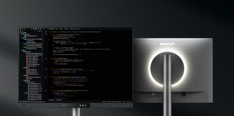 BenQ представила 28‑дюймовый 4K‑монитор RD280UG с необычным соотношением сторон, специально ориентированный на программистов