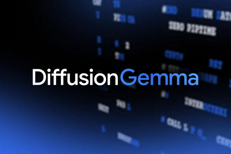 Google запускает высокоскоростную откры‑AI модель DiffusionGemma, кардинально отличающуюся от существующих вариантов