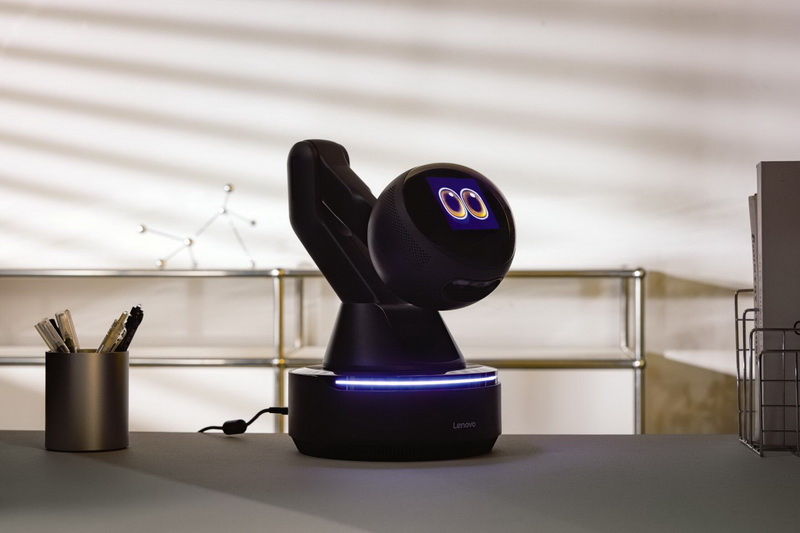 Lenovo показала «глазастый шар» — прототип AI‑робот-помощника Workmate со встроенным проекционным модулем и искусственным интеллектом