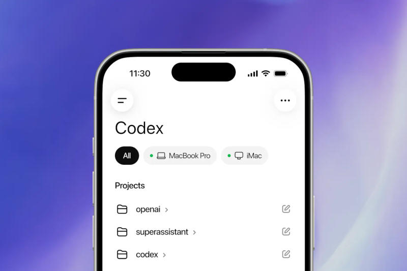 Теперь можно «вайбкодить» в дороге: в мобильной версии ChatGPT появился Codex