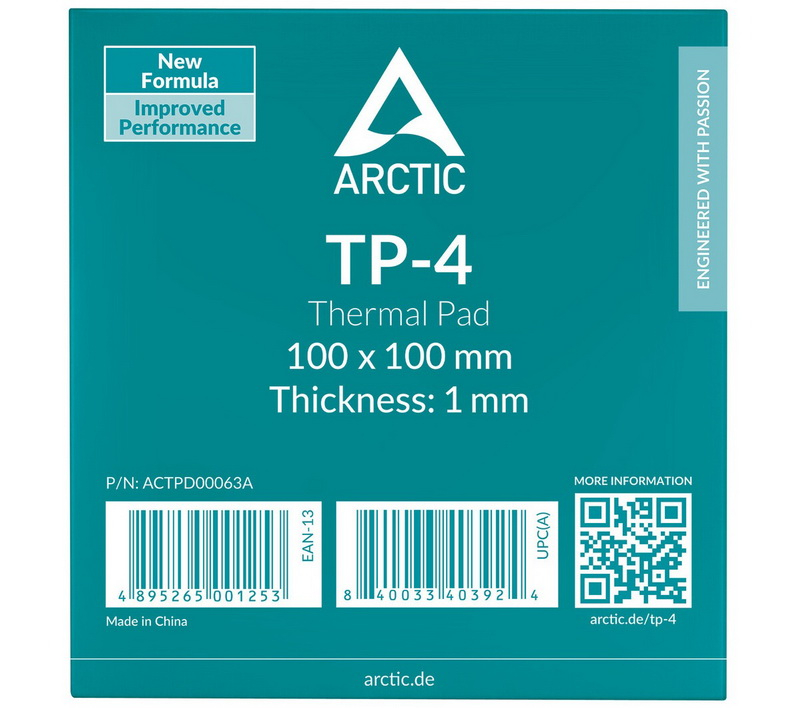 Arctic представила высокоэффективные термопрокладки TP‑4
