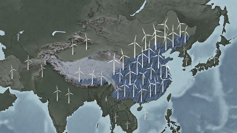 Китай и Индия ведут развитие мировой зеленой энергетики, в то время как страны G7 отстают от прогресса.