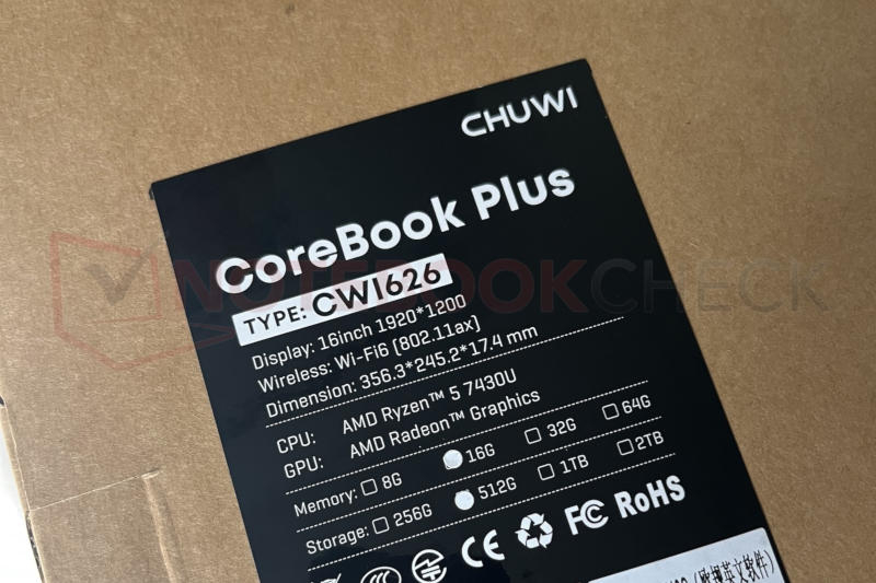 Chuwi вновь выявлен за заменой процессоров: в ноутбуке установлен слабый Ryzen по сравнению с заявленными характеристиками