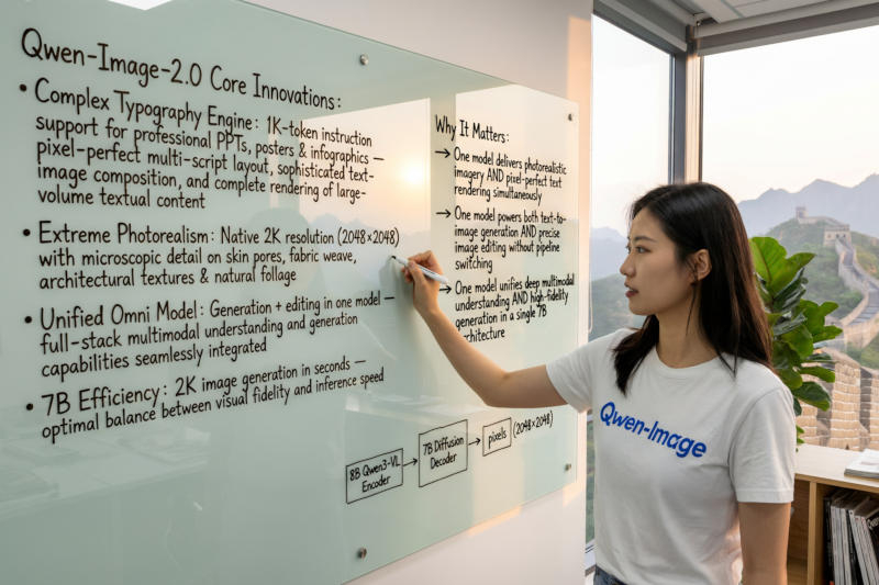 Alibaba представила конкурента Nano Banana — мощный генератор изображений Qwen-Image-2.0 на основе искусственного интеллекта