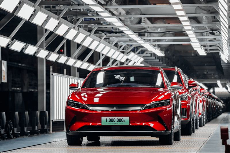 Китайский рынок EV замедлился: январские продажи BYD упали до двухлетнего минимума