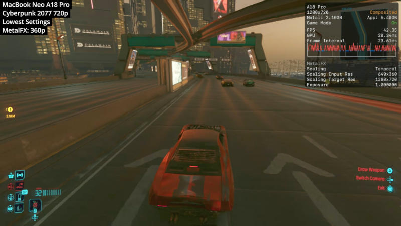 Apple MacBook Neo проверили на игровых тестах – результаты более чем удовлетворительные