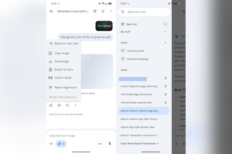 Google Gemini запустит разделение диалогов — как в ChatGPT