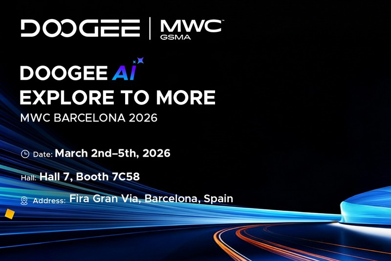 Doogee покажет на MWC 2026 умные гаджеты, защищённый смартфон и Visible AI.