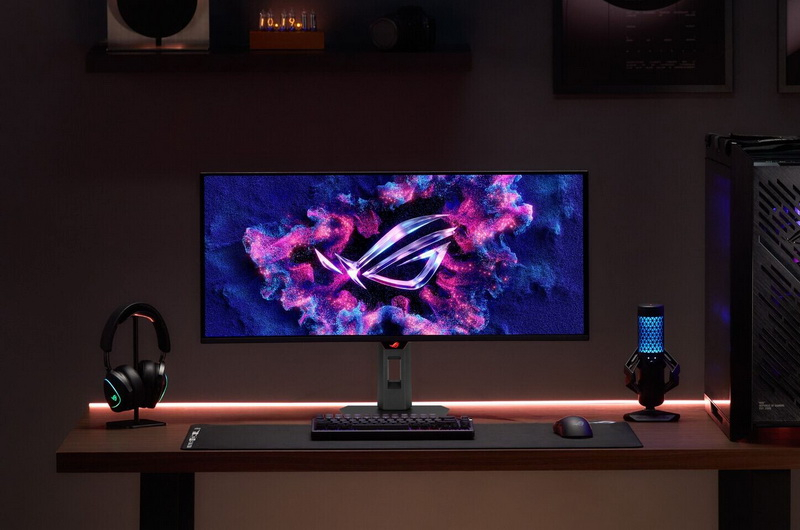 Asus представила новый портативный сенсорный монитор ROG Strix XG129C (12,3") и игровой OLED‑монитор ROG Strix XG34WCDMS (34")