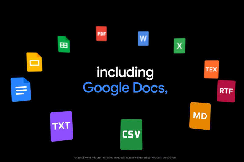 Google Gemini теперь умеет создавать документы Word, Excel и другие типы файлов по простому запросу