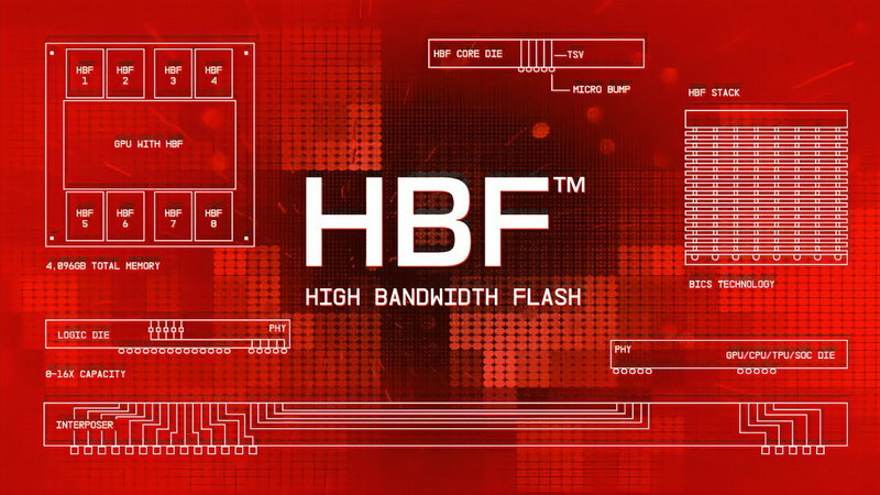 SK Hynix и SanDisk начали стандартизацию High‑Bandwidth Flash, промежуточной памяти между HBM и SSD